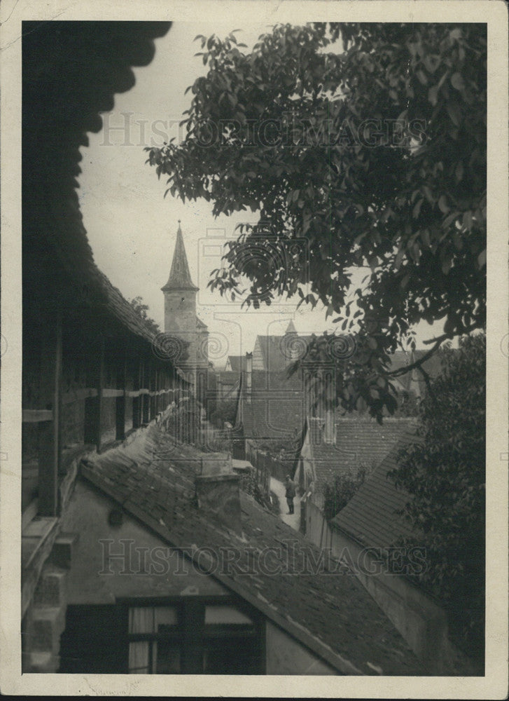 Press Photo town Rothenburg - Historic Images