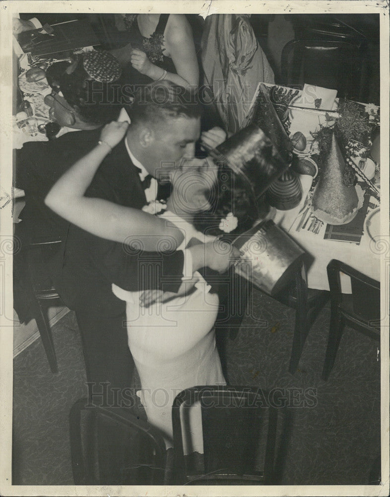 1936 Press Photo New Years Celebration - Historic Images