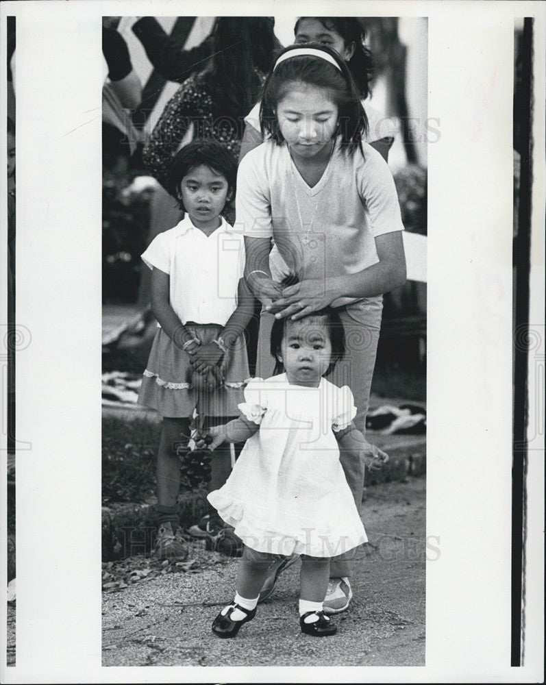 1982 Press Photo Southwest Florida Buddhists Inc. Buddha Birthday Celebration - Historic Images