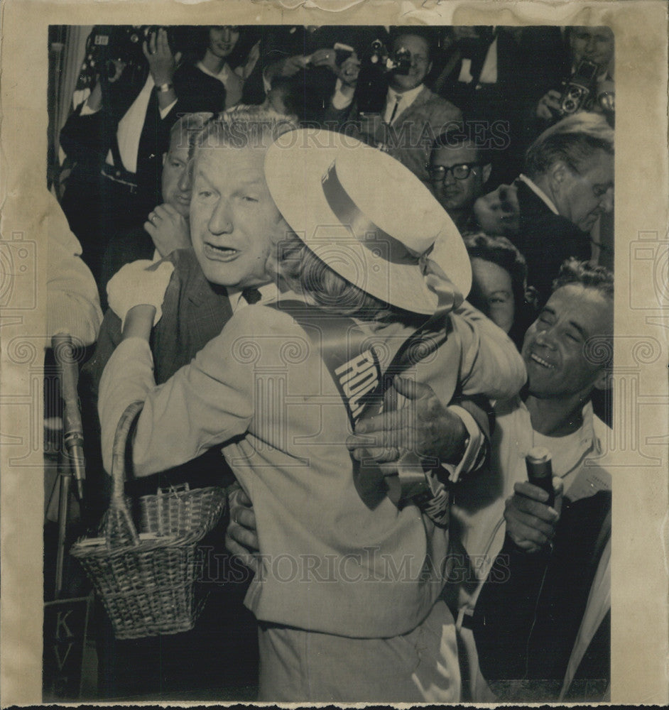 1964 Press Photo Governor Nelson A. Rockefeller Campaign/New York/Magie Sands - Historic Images