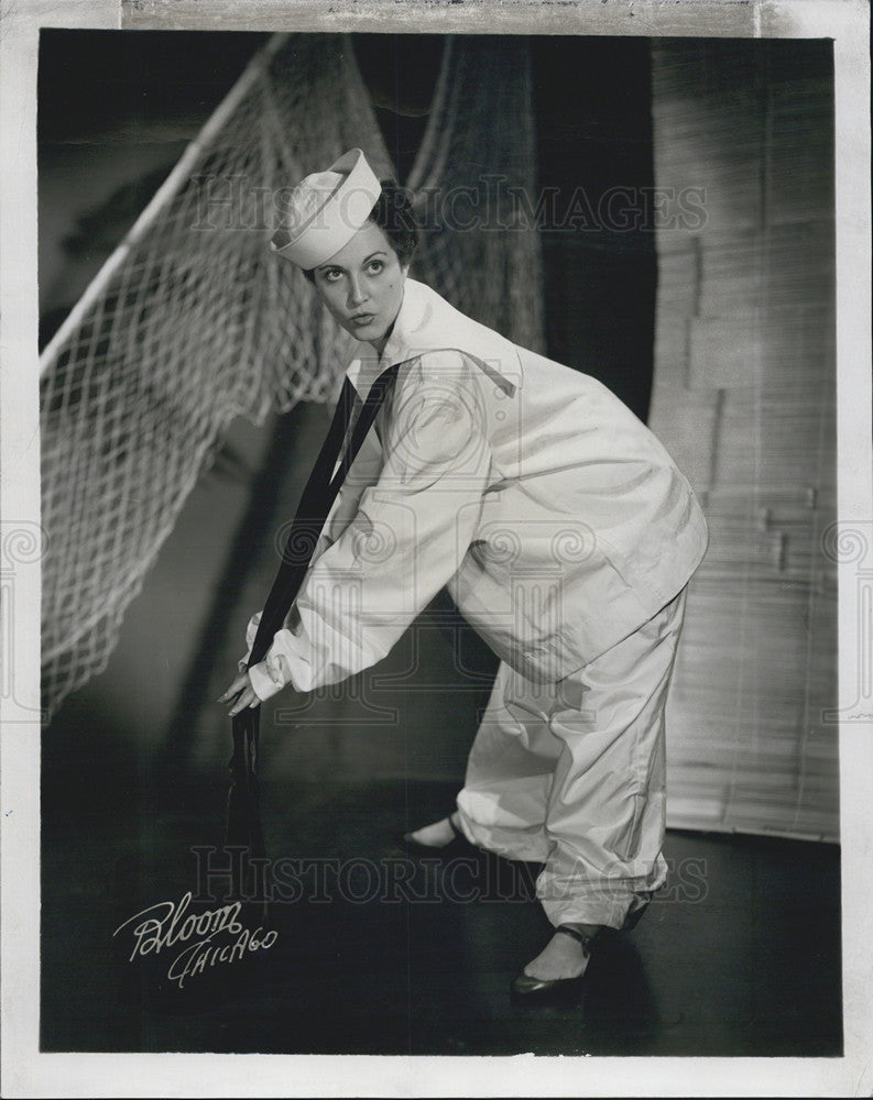 1951 Press Photo Nellie Forbush Actress Scene South Pacific - Historic Images