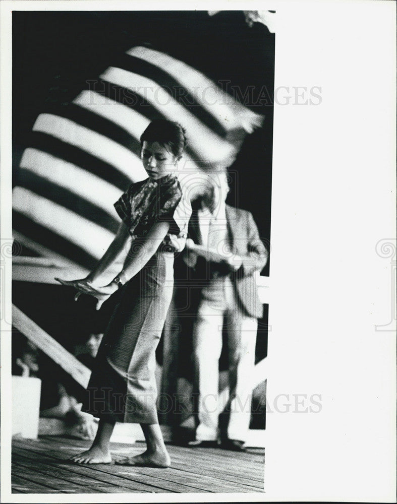 1981 Press Photo Children&#39;s Festival The Pier St. Petersburg Royal Dance Anosone - Historic Images