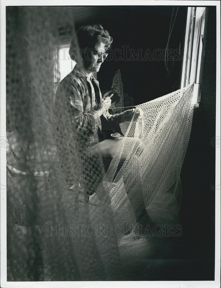 1965 Press Photo Fishing in maine. - Historic Images