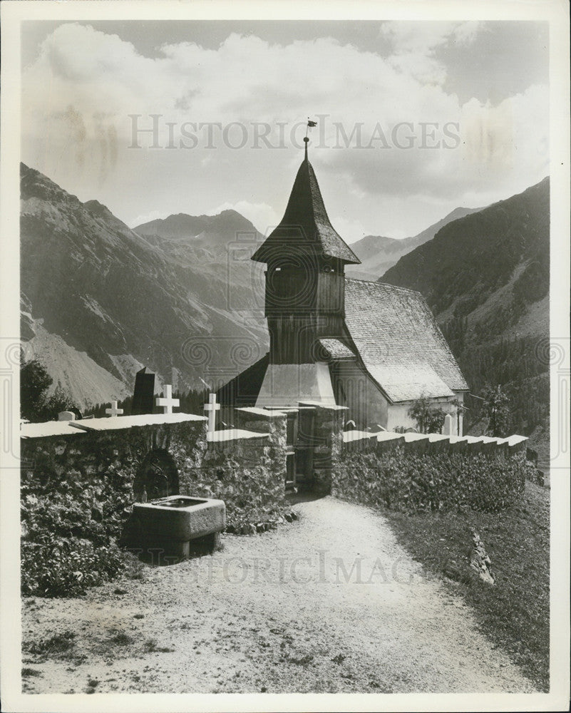 Press Photo Arosa in Switzerland. - Historic Images