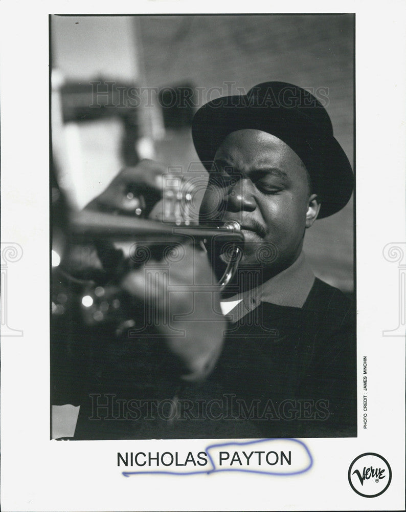 1991 Press Photo trumpet Nicholas Payton - Historic Images