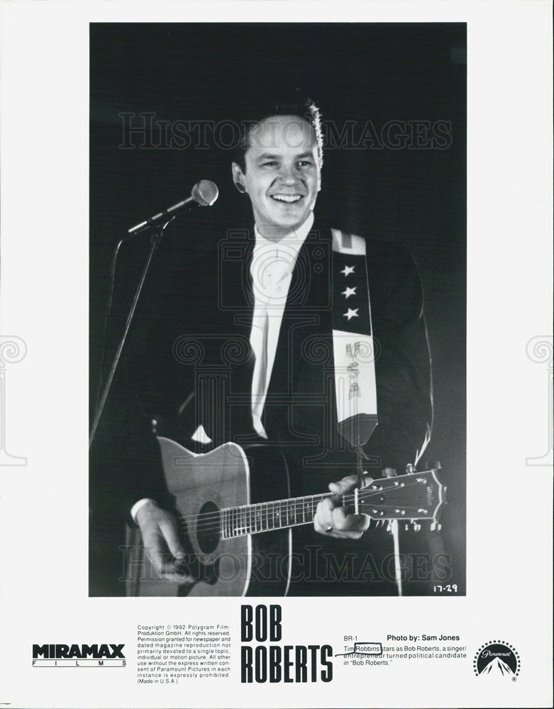 1992 Press Photo Tim Robbins Bob Roberts - Historic Images