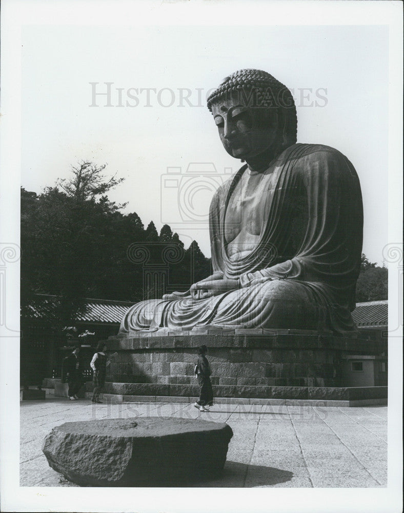 1968 Press Photo statue Japan - Historic Images