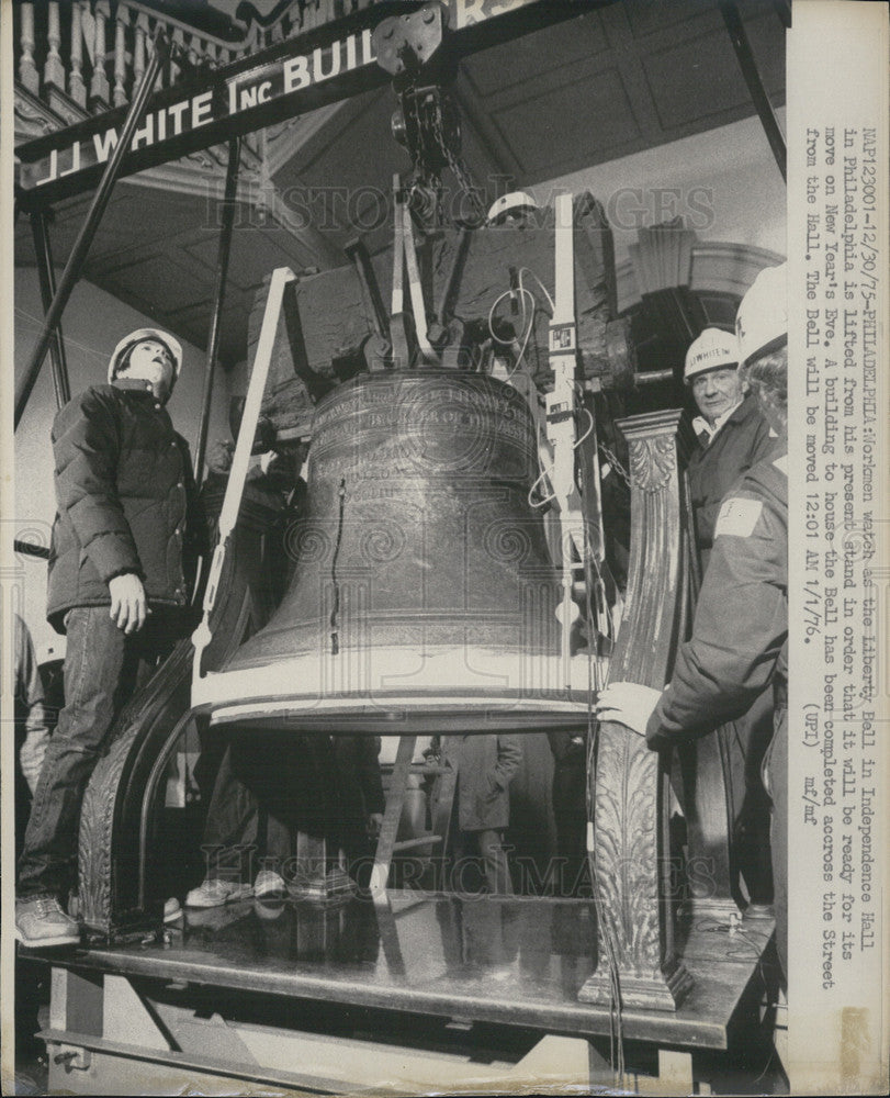 1975 Press Photo The Liberty Bell. - Historic Images