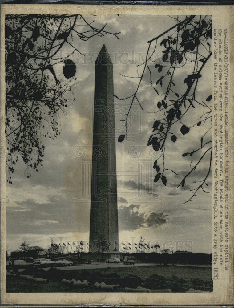 1971 Press Photo Washington Monument/Washington DC - Historic Images