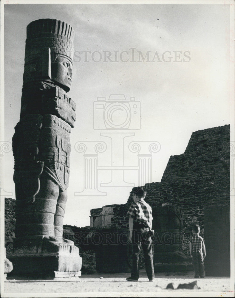 1968 Press Photo Tula North of Mexico City Attracts Visitors - Historic Images