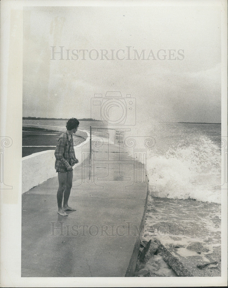1975 Press Photo Hurricane Eloise - Historic Images