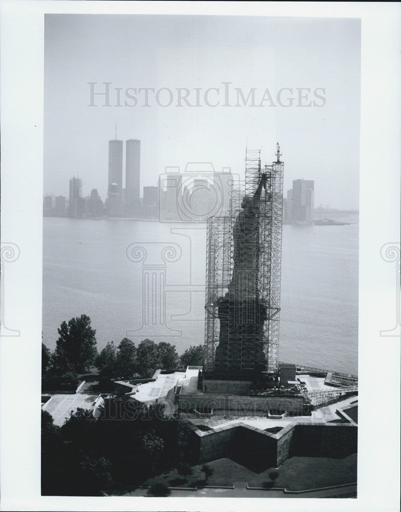 Press Photo Lady Liberty Turns 99 Years Old - Historic Images