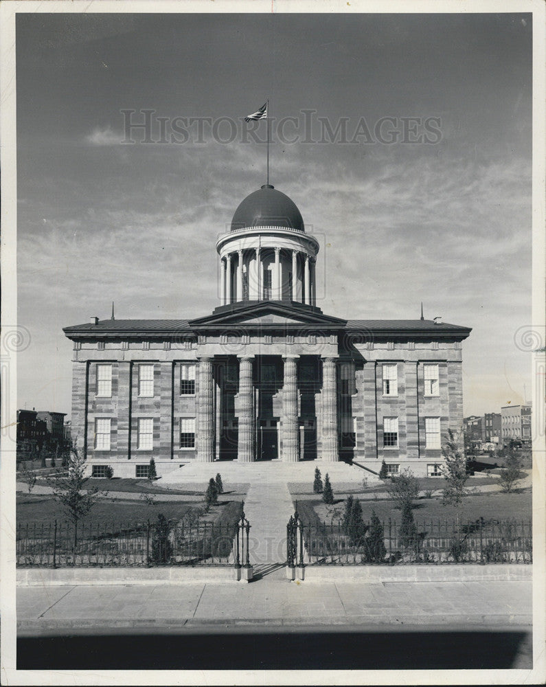 1969 Press Photo Restored Old State Capitol Spingfield Illinois - Historic Images