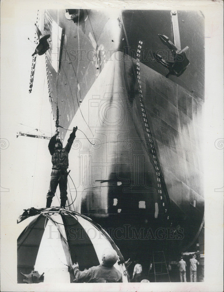 1966 Press Photo S.S. Nagano/Shipbuilding/Boat/Kobe Japan/Oswego Ocean Company - Historic Images