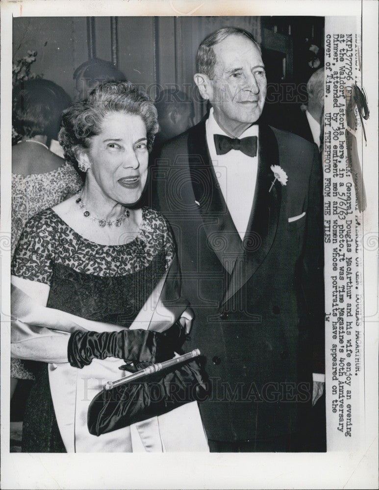 1963 Press Photo General McArthur. - Historic Images