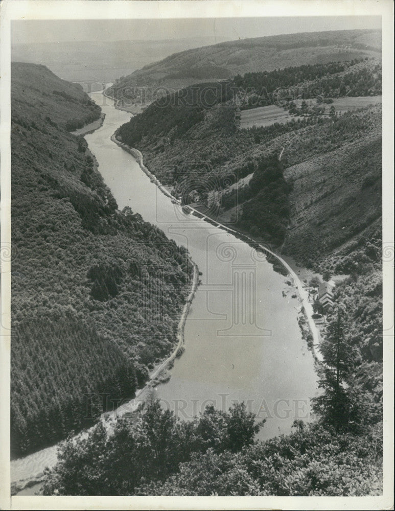 1934 Press Photo Saar River Valley/Germany - Historic Images