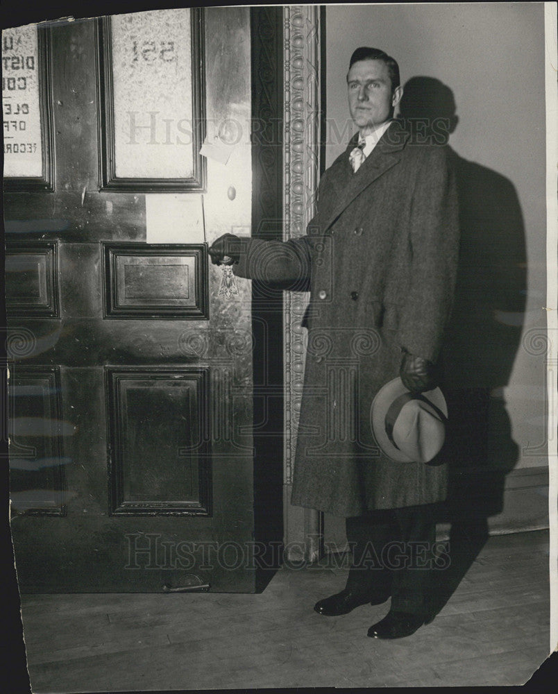 1931 Press Photo John Rockfeller III, Oil King Grandson, Appears For Jury Duty - Historic Images
