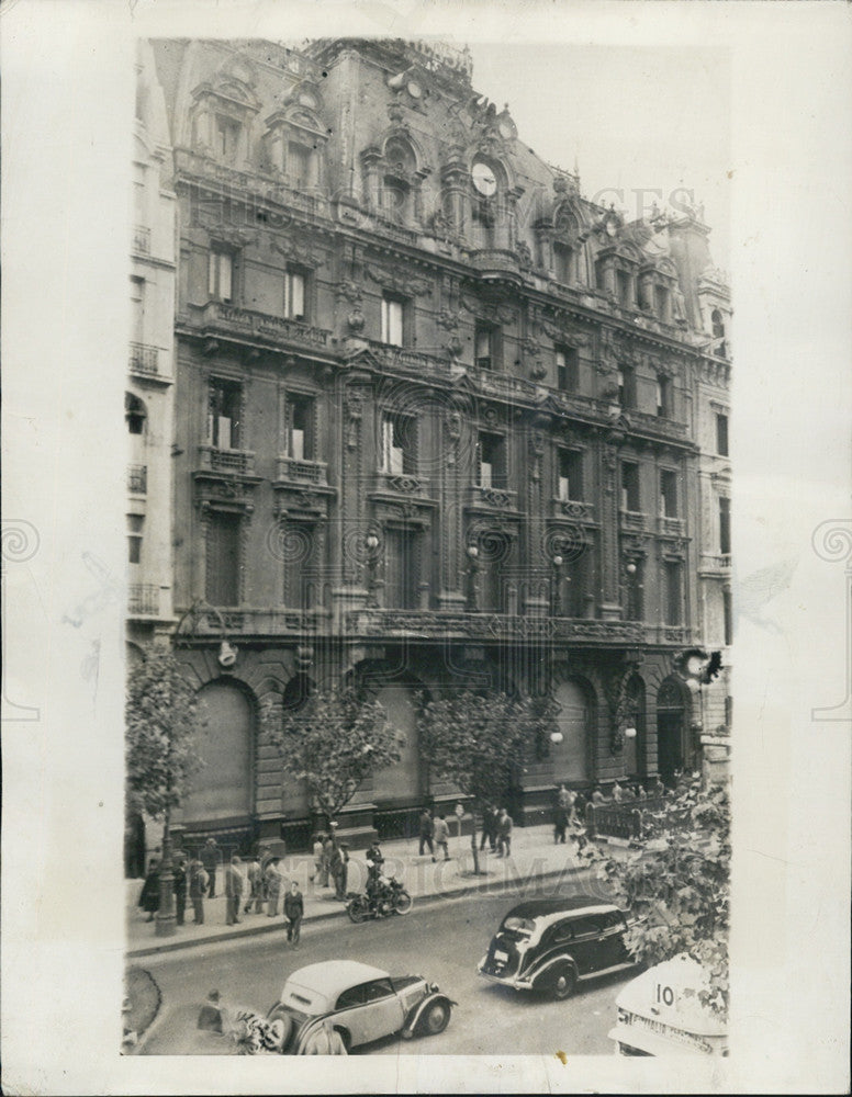 1944 Press Photo La Prensa News paper building During the 5 day ban in Argentina - Historic Images