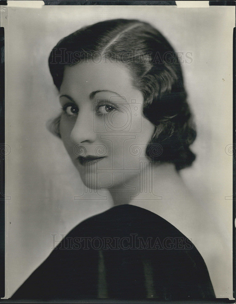 1938 Press Photo Actress Fay Life Denham Theater Stage Production Vintage Retro - Historic Images