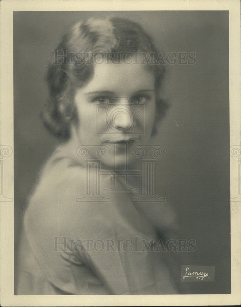 1930 Press Photo Actress Diane Edmonds Vintage Classic Black &amp; White Vaudeville - Historic Images