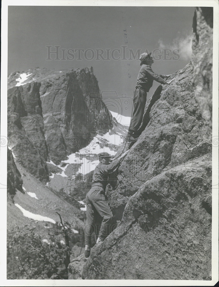 Press Photo Mountain Hill Top - Historic Images