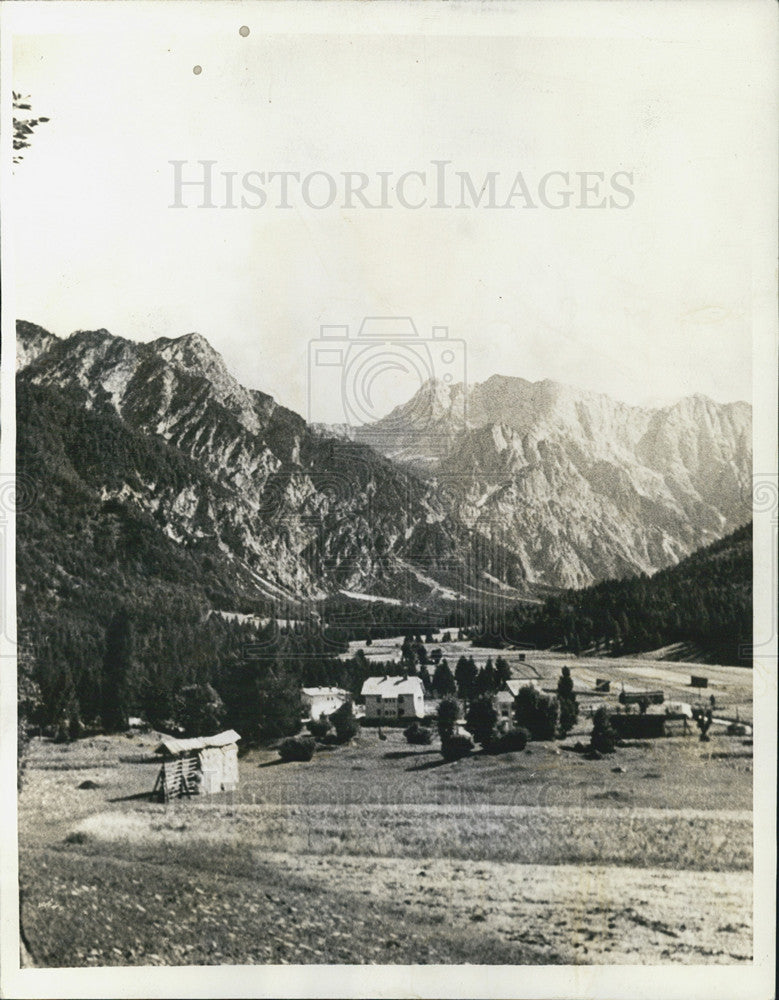 1941 Press Photo View Near Yugoslavia and German Frontier in Northern Slovenia - Historic Images