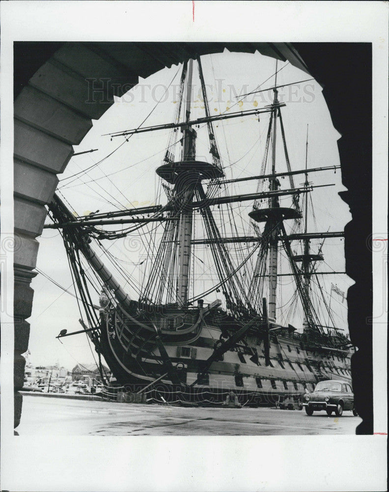 1967 Press Photo Lord Nelson&#39;s Flagship The &quot;Victory&quot; - Historic Images