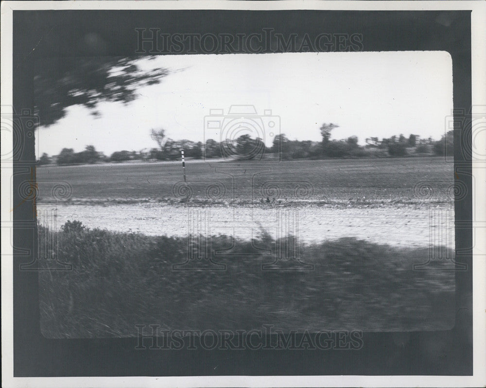 1961 Press Photo Brome Germany Plowed Strip Mines - Historic Images