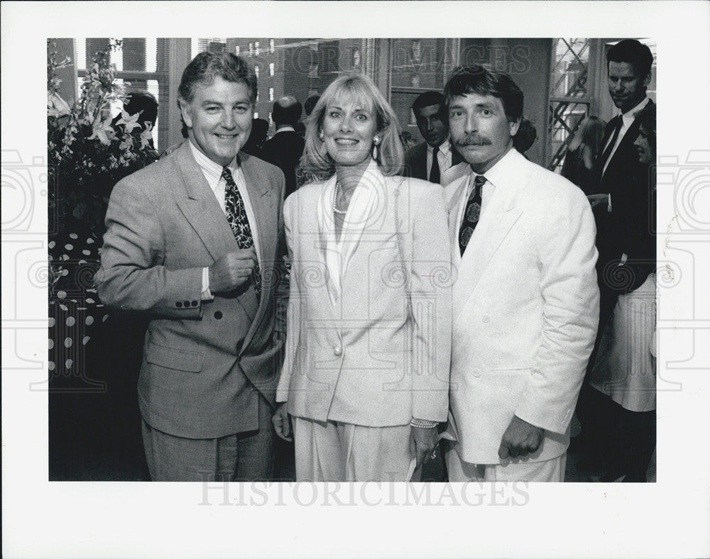 1991 Press Photo School of the Art Institute Tony Jones Melissa Booth John Booth - Historic Images