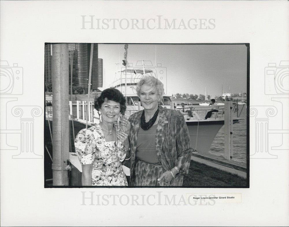 1991 Press Photo Jo Hopkins Deutsch Dorothy Fuller Co-chairs Gourmet Gala - Historic Images