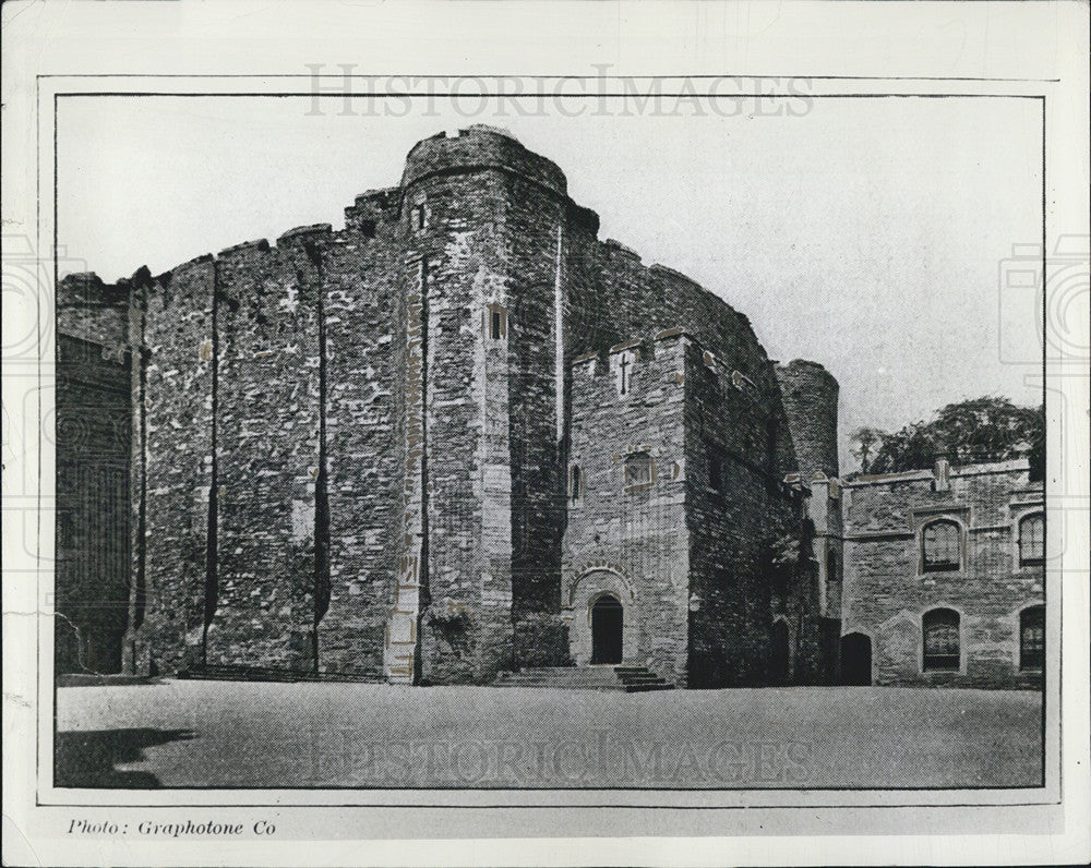 1936 Press Photo Berkeley Castle, Gloucestershire, UK Site Of Edward II&#39;s Murder - Historic Images