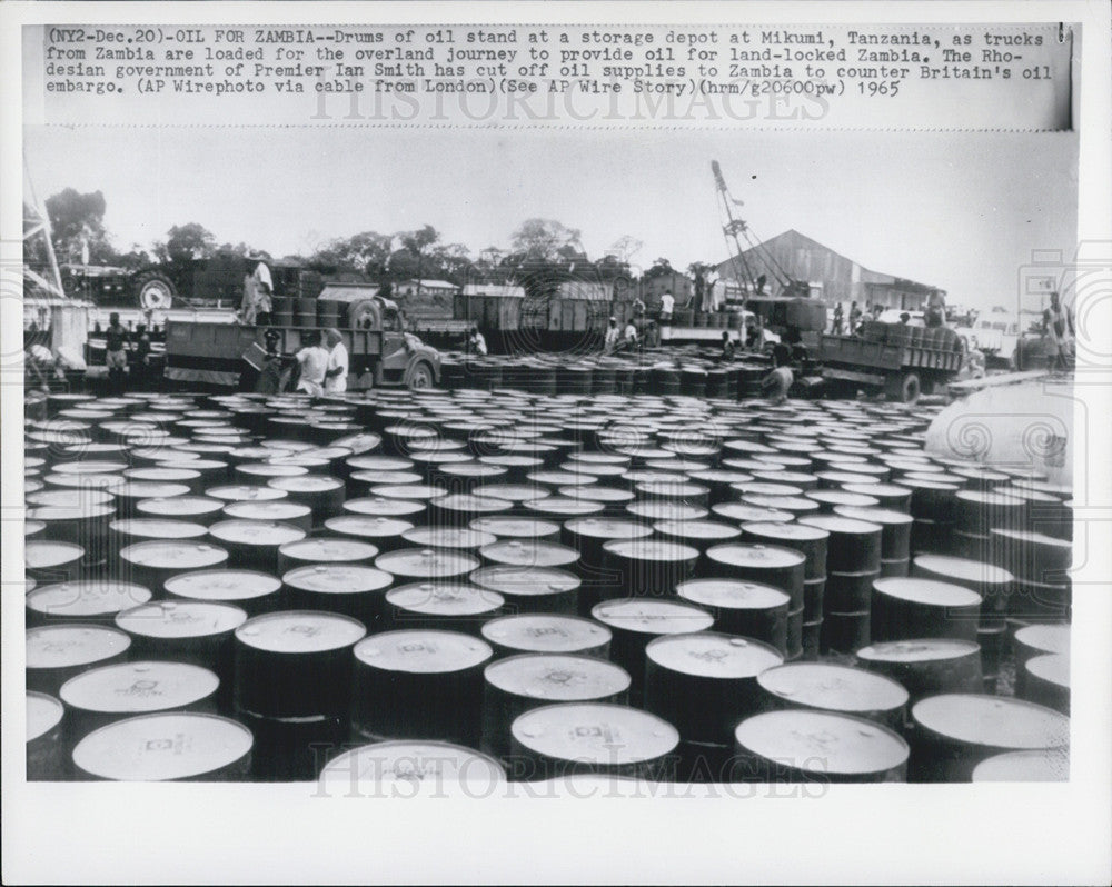 Press Photo Foreign Aid Zambia - Historic Images