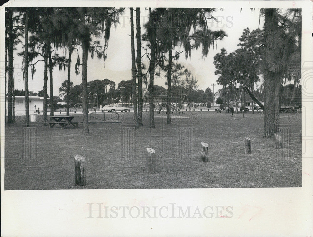 1969 Press Photo View of a Sarasota Fl Park - Historic Images