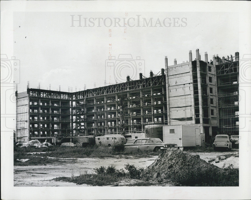 1965 Press Photo Eight-Story 150-Unit $5.7M Public Housing Project Tampa FL - Historic Images