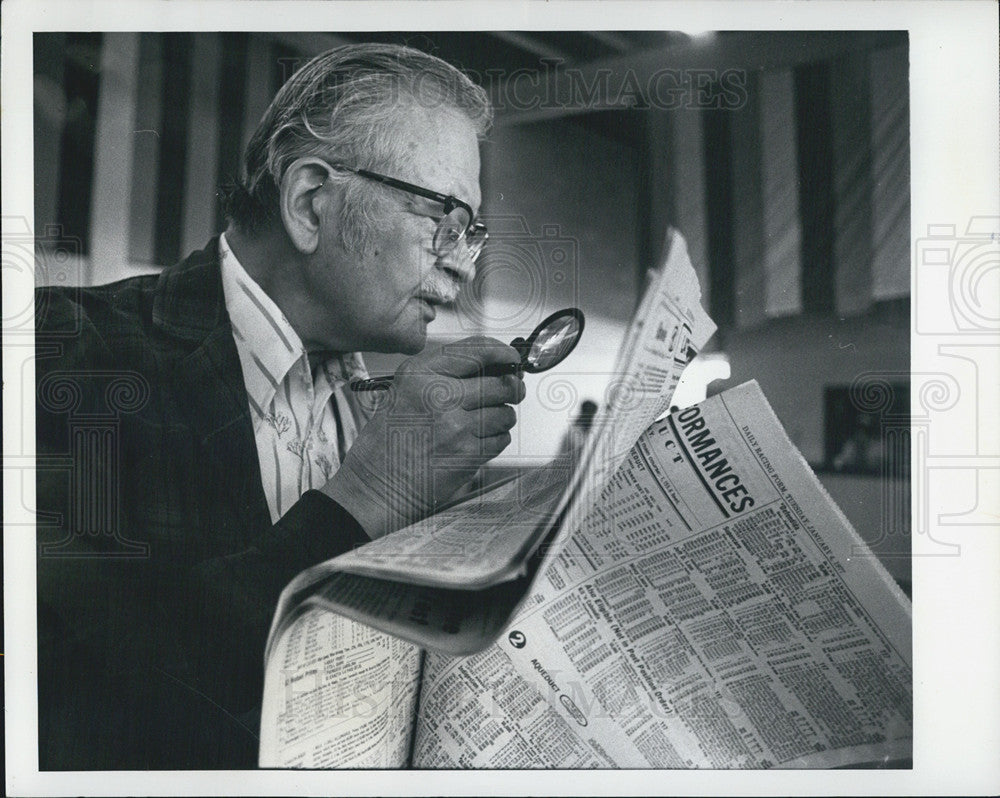 1977 Press Photo Florida Downs Track owner Sam Davis - Historic Images