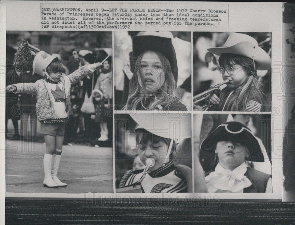 1972 Press Photo Cherry Blossom Festival Parade - Historic Images