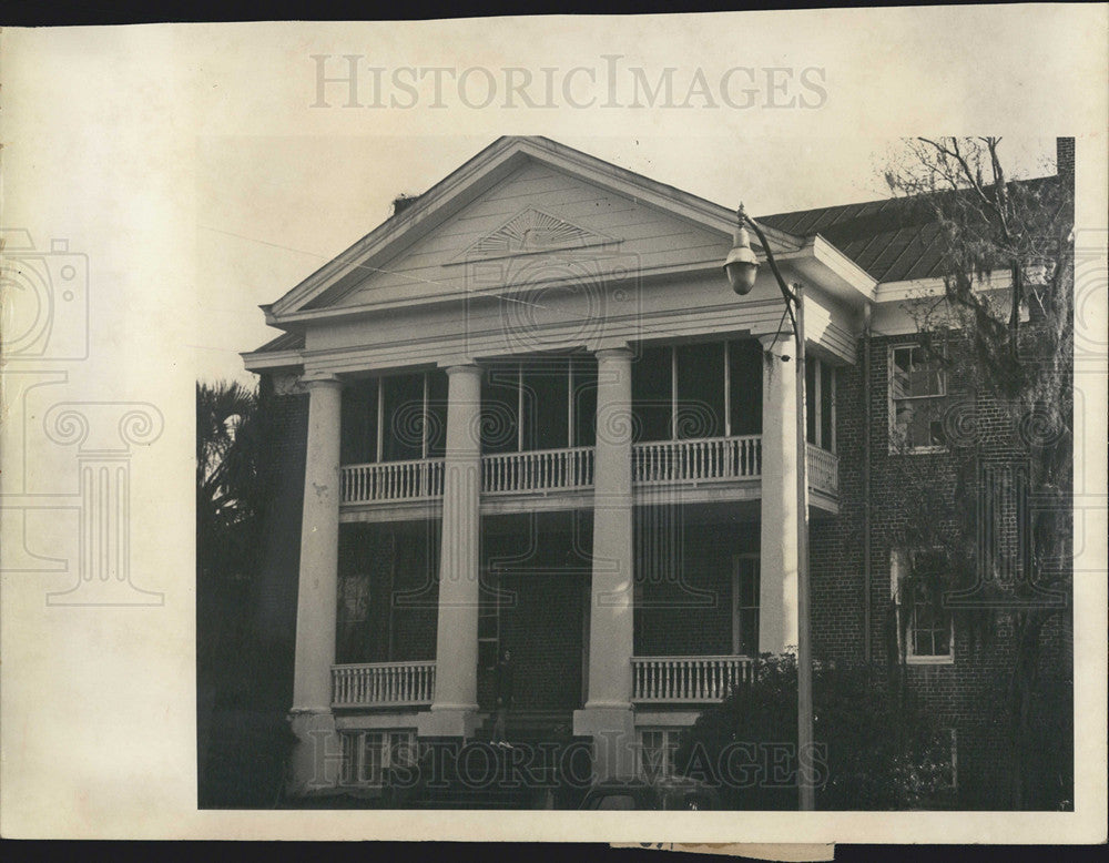 1970 Press Photo &quot;The Columns&quot; Most Historic Building in Floridas Tallahasee - Historic Images