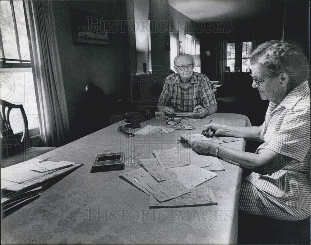 1978 Press Photo Rozier And Ruth Carn Run International Mail Order Business - Historic Images