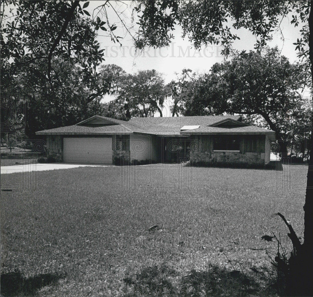 1979 Press Photo of a new home in the Hampton Point area near Floral City FL - Historic Images