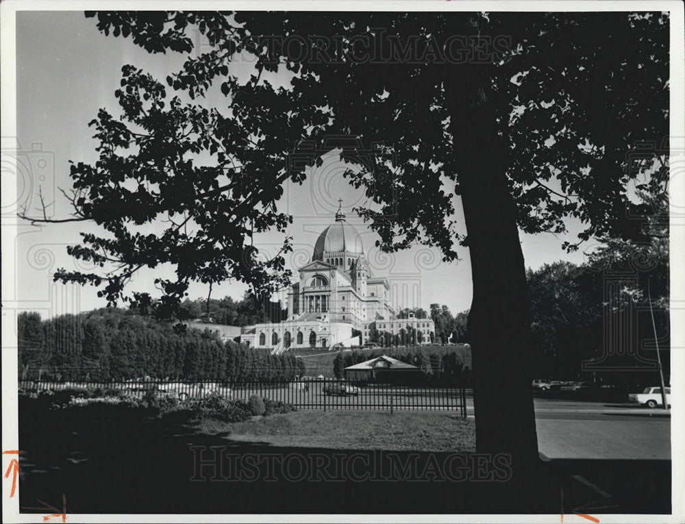 1966 Press Photo Montreal Mt Royal St Joseph Oratory - Historic Images