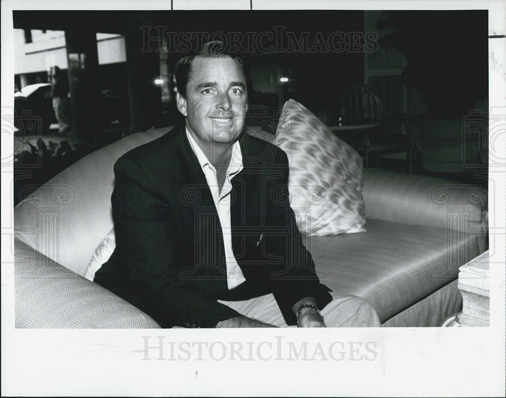 1990 Press Photo of American yachtsman Dennis Conner - Historic Images