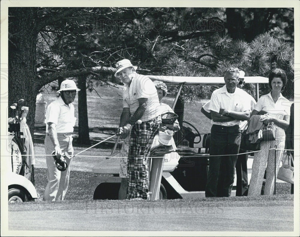 1978 Press Photo of entertainer Bob Hope on a golf course - Historic Images