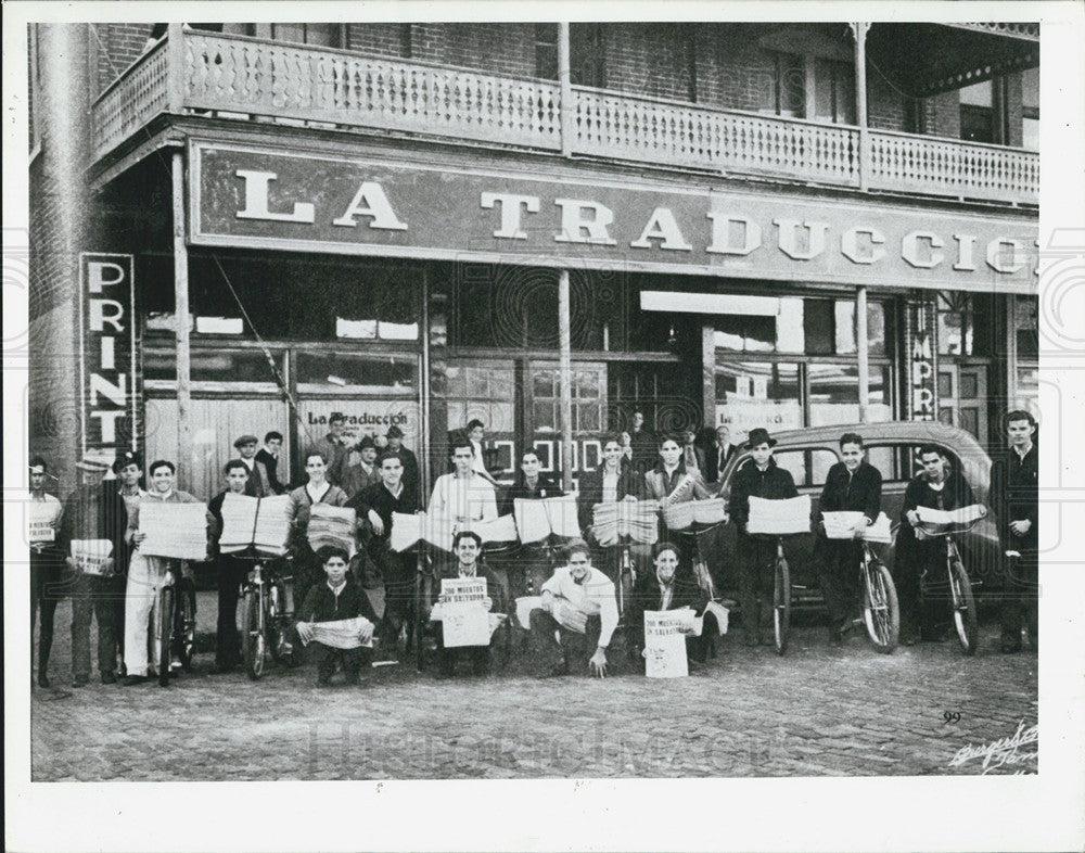 1987 Press Photo Ybor City&#39;s most important newspapers was La Traduccion - Historic Images