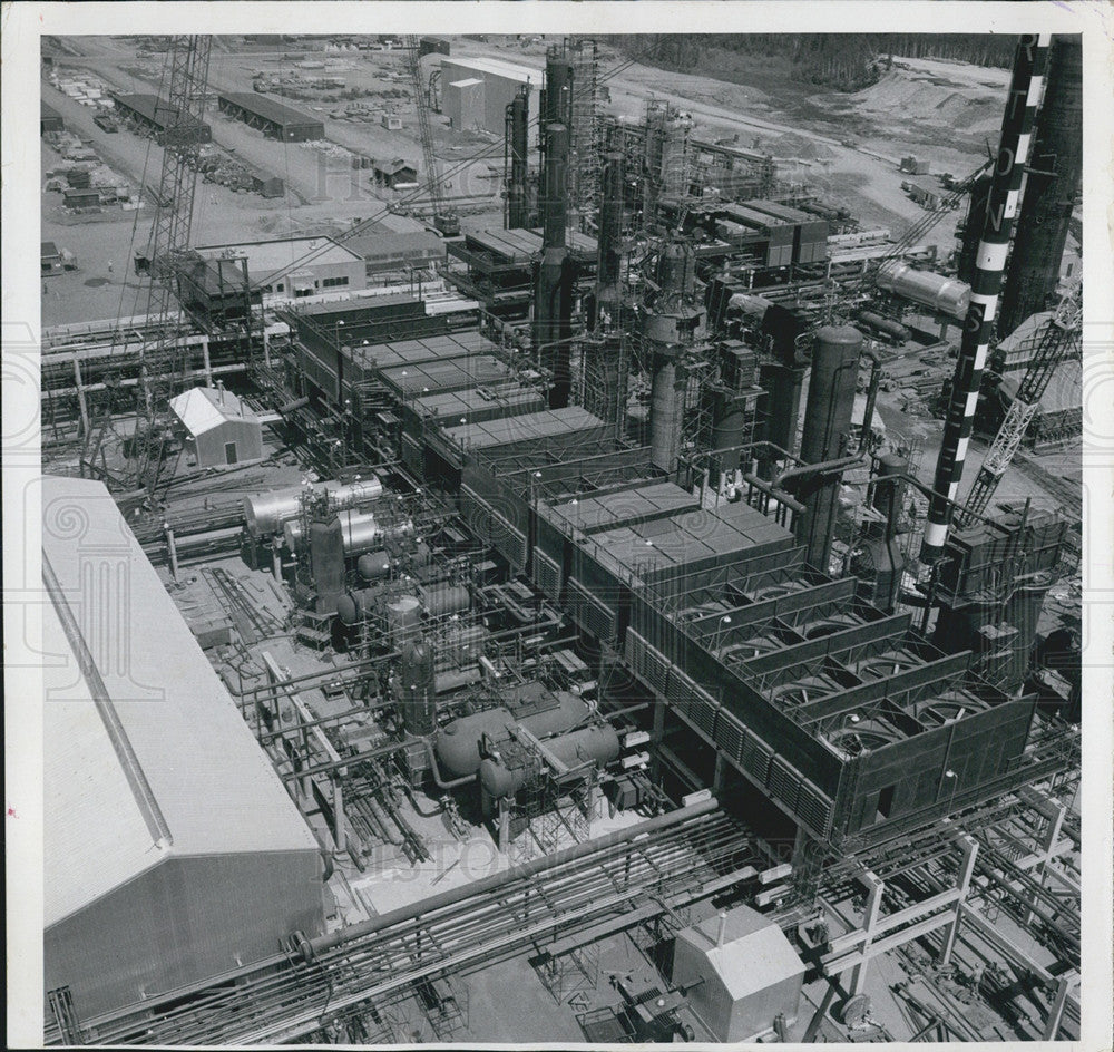 1967 Press Photo The Great Canadian Oil Sands Plant Near Fort McMurray, Alberta - Historic Images