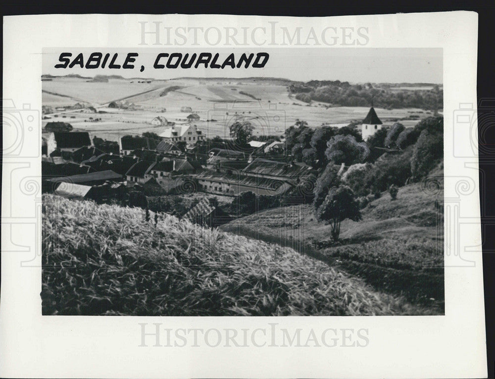 1934 Press Photo Sabile, Courland, Latvia - Historic Images