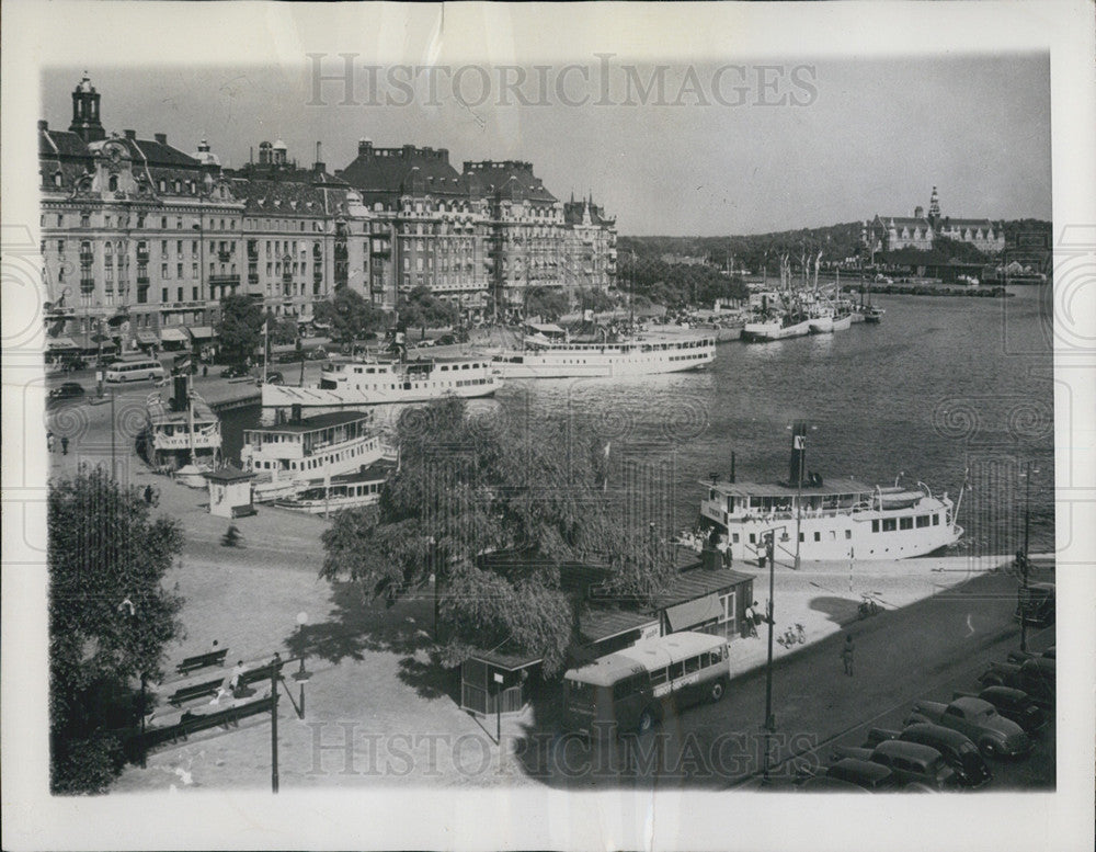 1945 Press Photo Stockholm Sweden European Conflict - Historic Images