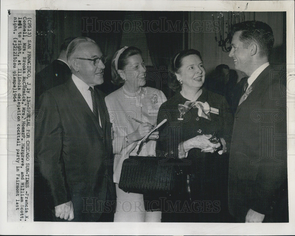 1964 Press Photo Republican Convention Illinois - Historic Images