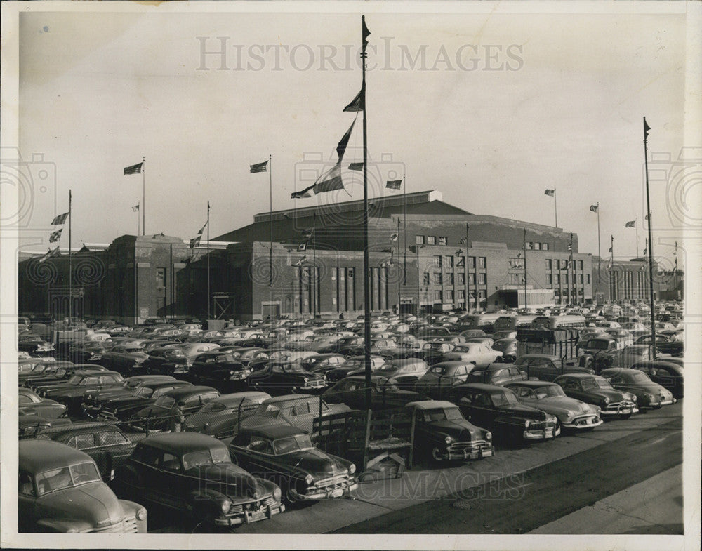 1951 Press Photo Chicago&#39;s International Amphitheater - Historic Images