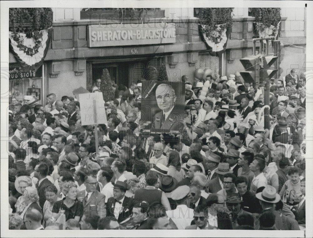 1960 Press Photo Picture of Harry S. Truman at GOP Convention - Historic Images