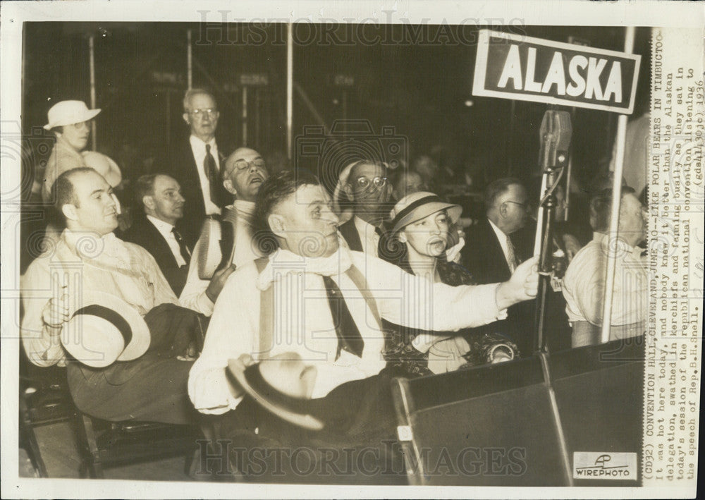 1936 Press Photo Republican National Convention - Historic Images